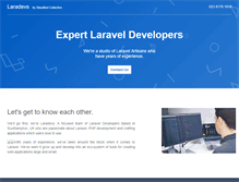 Tablet Screenshot of laradevs.com